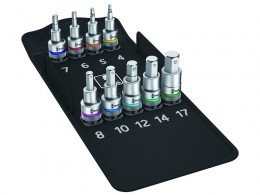 Wera 8740 C HF Zyklop In-Hex Bolt Hold Socket Set of 10 Metric 1/2in Drive £102.99
